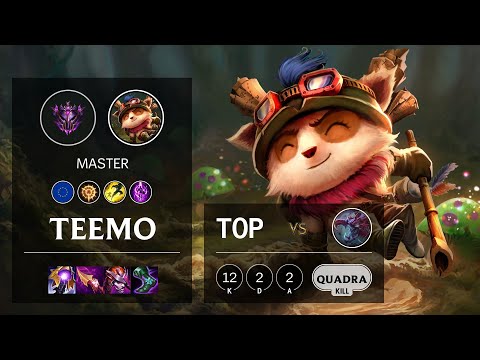 Teemo Top vs Cho'Gath - EUW Master Patch 10.24