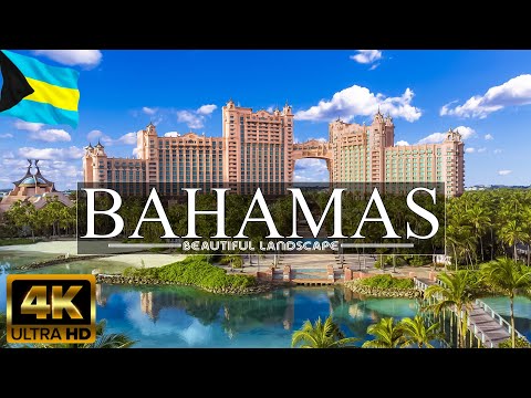 FLYING OVER BAHAMAS (4K UHD) Top 10 Beautiful Places to Visit in BAHAMAS - Nature 4k Video UltraHD💚