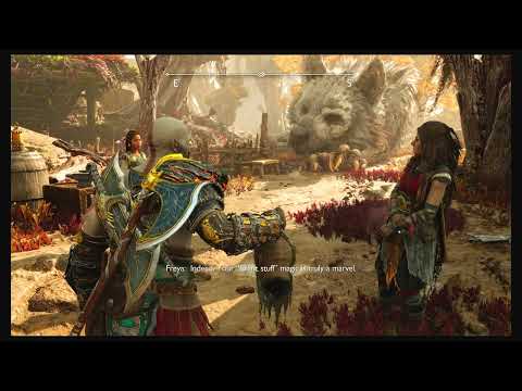 MIMIR TELLS ANGRBODA THAT ATREUS HAD A CRUSH ON HER GOD OF WAR RAGNAROK