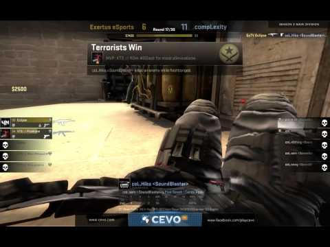CEVO-Main CS:GO Season 3 Playoffs UB Finals: Complexity vs. Exertus on de_mirage