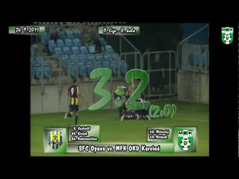 Sezóna 2011/2012 8. kolo - SFC Opava vs. MFK OKD Karviná 3:2 (2:0)