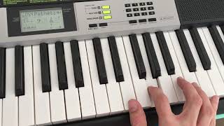 Video thumbnail for CASIO LK-135 Example 1 - One Hand by HomeTech