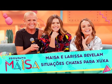 Maisa e Larissa Manoela revelam situações chatas para Xuxa