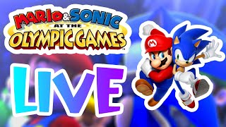 Playing Mario &amp; Sonic at the Olympic Games 2008 + SMM2 Endless LIVE