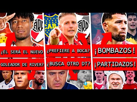 ¿RIVER llamó a este 9 SECRETO?+ ¿REFUERZO rechazó a GALLARDO por BOCA?+ RIQUELME busca DT?+ BOMBAS