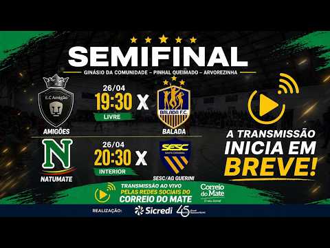 CAMPEONATO DE FUTSAL DO PINHAL QUEIMADO / SEMI FINAL - ARVOREZINHA -RS