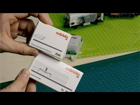 Märklin Reedkontakte (Schaltkontakte)  anschliessen - Märklin Anleitung
