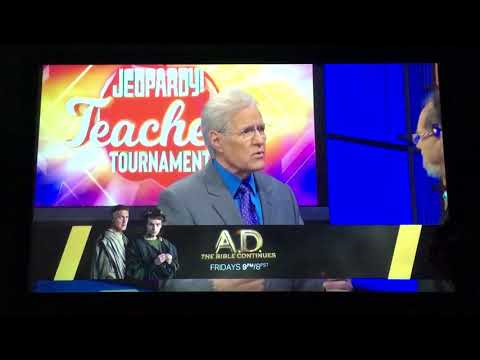 Jeopardy - The Teacher’s Tournament (quarterfinal match) Day 5, “Wheel Of Fortune cookies” (5/10/19)