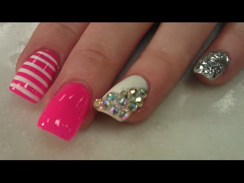 HOW TO GLITTER DIP NAIL DESIGNS
