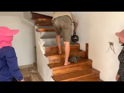 Ideas for Design // Project  Construction of Wooden Stairs With Modern Wooden Surfaces