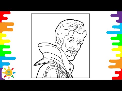 Doctor Strange Coloring Pages | Superhero Coloring | Elektronomia - Close To You