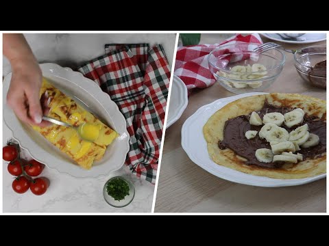 Pfannkuchen - German Pancakes - Easy to Make Budget Friendly Dish That Can Be Filled Savory & Sweet