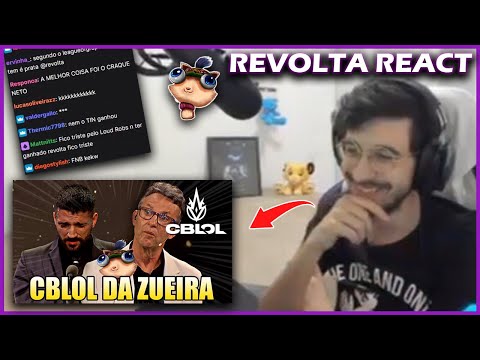 REVOLTA REACT | BRTT APOSENTA E NETO ROUBANDO PRÊMIO - PRÊMIO CBLOL DA ZUEIRA