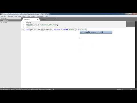 Creating a MySQLi wrapper with the Singleton Pattern Part 2 2