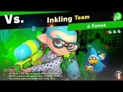 Super Smash Bros Ultimate World of Light: Inkling vs Kamek