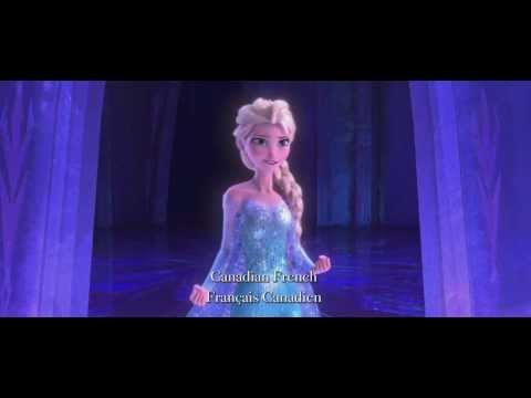 FROZEN - Let It Go Multilanguage Clip | Meerdere talen Disney Official HD 1080p