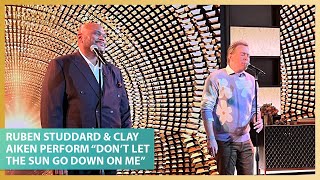 Ruben Studdard &amp; Clay Aiken Perform “Don’t Let the Sun Go Down on Me”