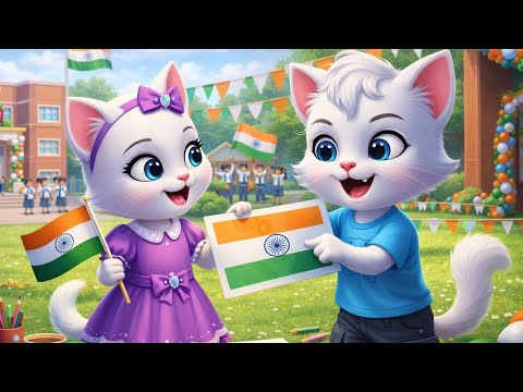 🇮🇳Republic Day Pe Chiku-kittu Ka Trophy Liya!🥲 | Billi Ke Bache🐾