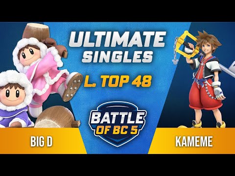 Big D (Ice Climbers) vs Kameme (Sora) - Ultimate Singles Losers Top 48 - Battle of BC 5