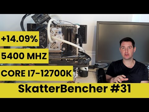 Core i7-12700K Overclocked to 5400 MHz with MPG Z690 Carbon EK X | SkatterBencher #31