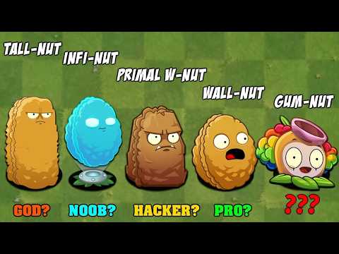 Pvz 2 Tournament All Defense & Nut Plants - Who Will Win?