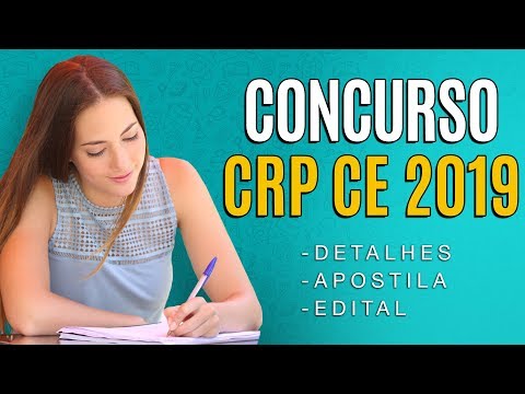 Concurso CRP CE 2019 - Edital, Inscrição e Apostilas