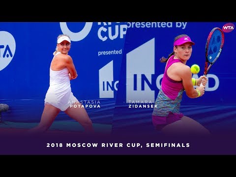 Anastasia Potapova vs. Tamara Zidansek | 2018 Moscow River Cup Semifinals | WTA Highlights