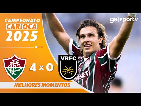 Gols e lances de Fluminense x Volta Redonda