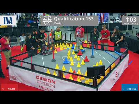 2018 VEXU Design Q153 - ARLO1 vs GODOG2 - 19 to 39