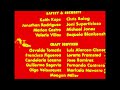 Finding Nemo Credits