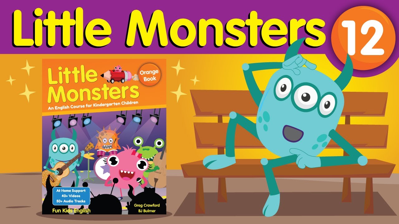 Little Monsters: Unit 12 Orange Book | English Lesson for Kindergarten Children | Fun Kids English