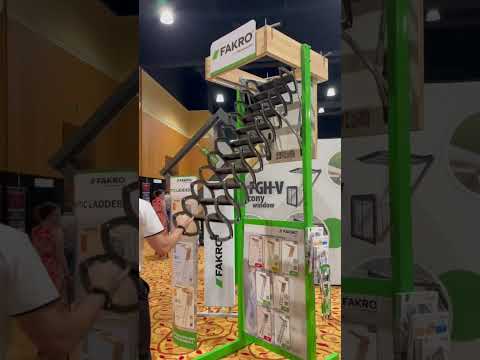 Best Attic ladder! FAKRO! #construction #contractor #tools #diy #attic