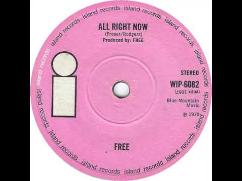 UK New Entry 1970 (111) Free - All Right Now