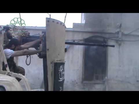 استهداف مواقع قوات النظام في منطقة العباسيين في مدينة دمشق بواسطة رشاش 14من قبل جيش الإسلام ضمن معركة "كسر الأسوار"