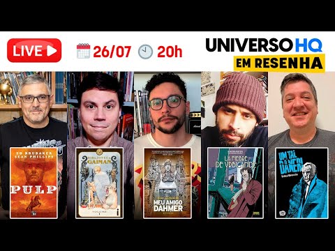 Hoje: Pulp, Biblioteca Gaiman Vol. 1, Um Tal Daneri, Meu Amigo Dahmer e La Fiebre de Urbicande!