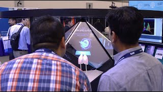 Dreamoc Diamond 3D holographic display for 4Dx at the ATS 2019 Expo