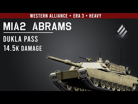 M1A2 Abrams | 14.5k Damage | Dukla Pass [ WoT Console: CW ]