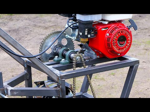 Homemade Gas Powered Plow 200cc