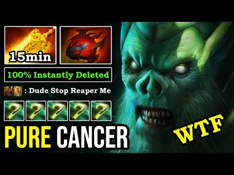 CANCER MID NECROPHOS IS BACK First Item 15Min Radiance Crazy AOE Damage 100% Instantly Deleted ALL