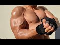 Young bodybuilder showing his pumped muscle | flexing | muscle worship
