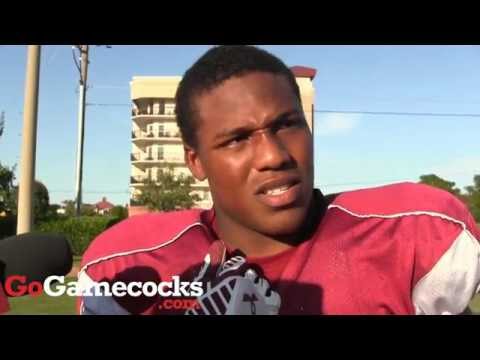 Pharoh Cooper after Oct. 8 Gamecocks practice