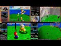 SM64 120 Star Top 4 Speedrunners Comparison