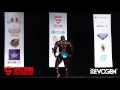 IFBB Bodybuilder Dorian Adams Posing On Stage AT The 2016 IFBB Golden State Pro