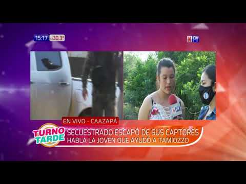 Así fue rescatado Tamiozzo