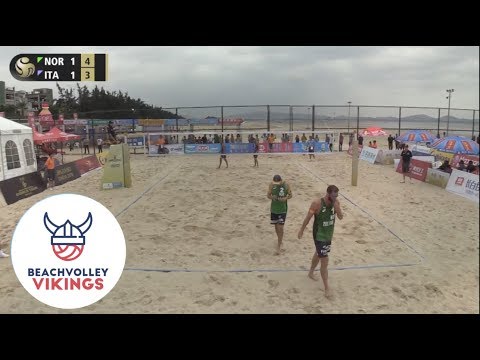 Mol.H/Berntsen (NOR) vs. Andreatta.T/Abbiati (ITA) 2019 FIVB Jinjiang Pool 2