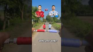 WHO DID WIN !? Ronaldo vs Messi ⚡ SPEED CHALLENGE #shorts #speed #challenge #ronaldo #messi #viral