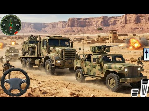 New Army Transporter Truck Driving 2026 🚛 | US Offroad Army Simulator 3D Android Gameplay
