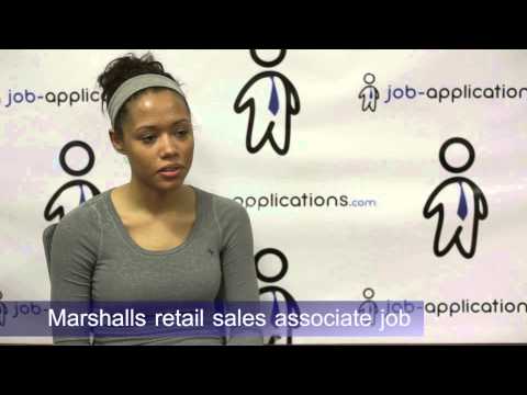 Marshalls Sales Associate Duties