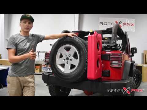 Rotopax Jeep Jk Tailgate Mount Install Video