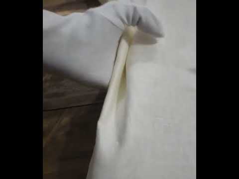 Plain Natural Pure Matka Silk 119 GSM Handwoven Fabric — video